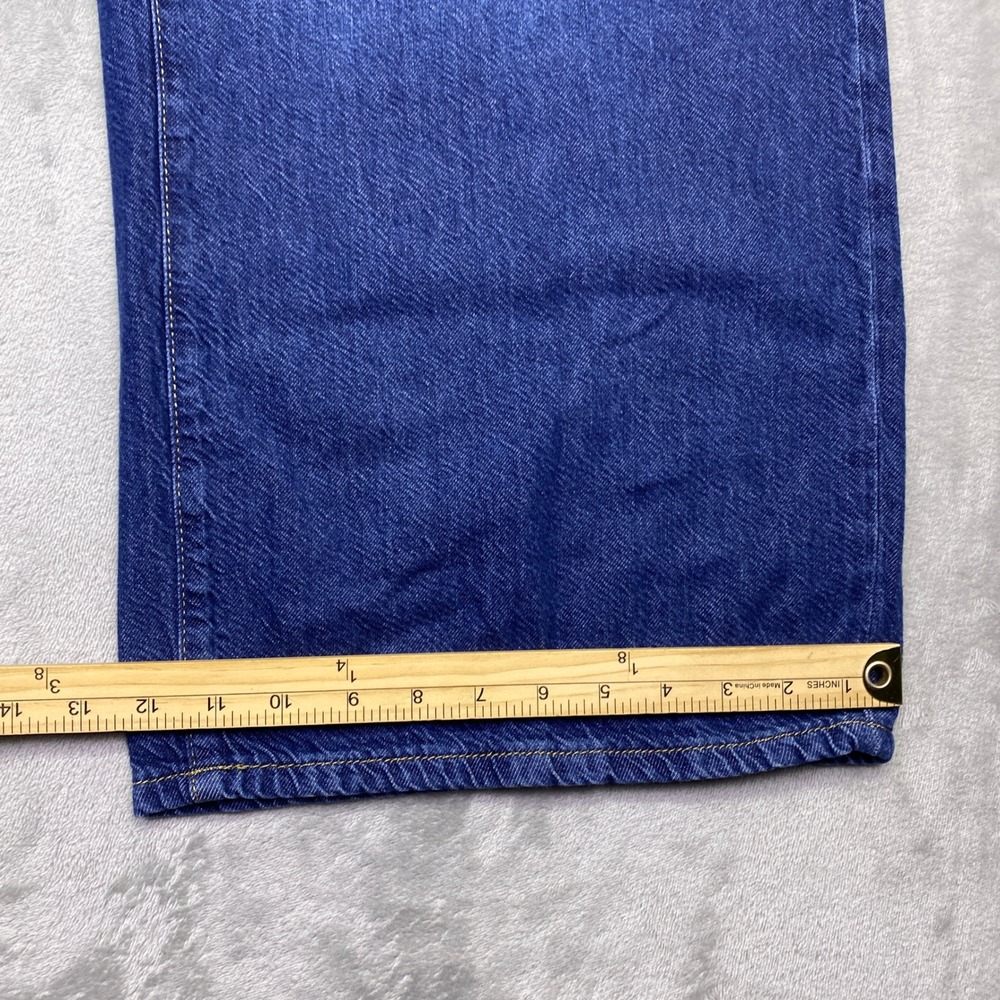 Anthropologie Pilcro The Annie Wide Leg Jeans Medium Blue Wash Plus Size 20W - Picture 11 of 11